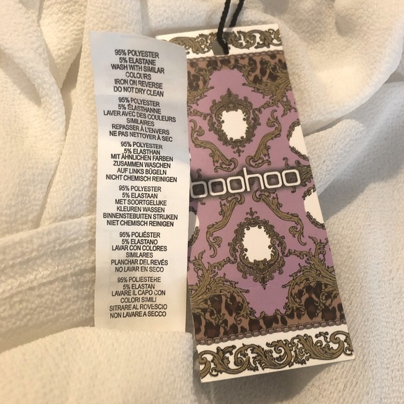 Boohoo camisole, sheer ivory, womens size XL, NWT - Picture 3 of 4